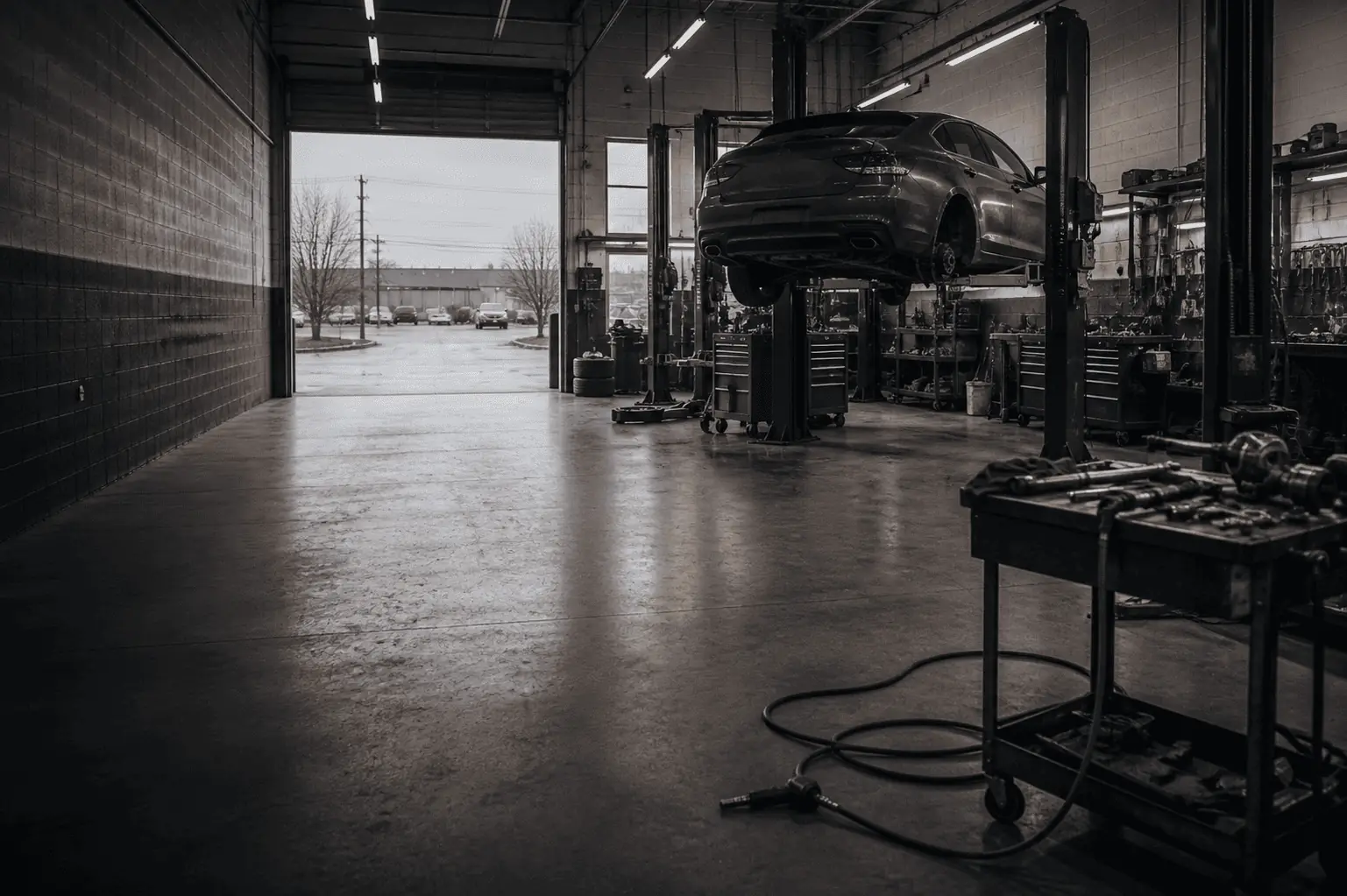 The Prime Lube workshop on 85 Ave in Surrey, BC