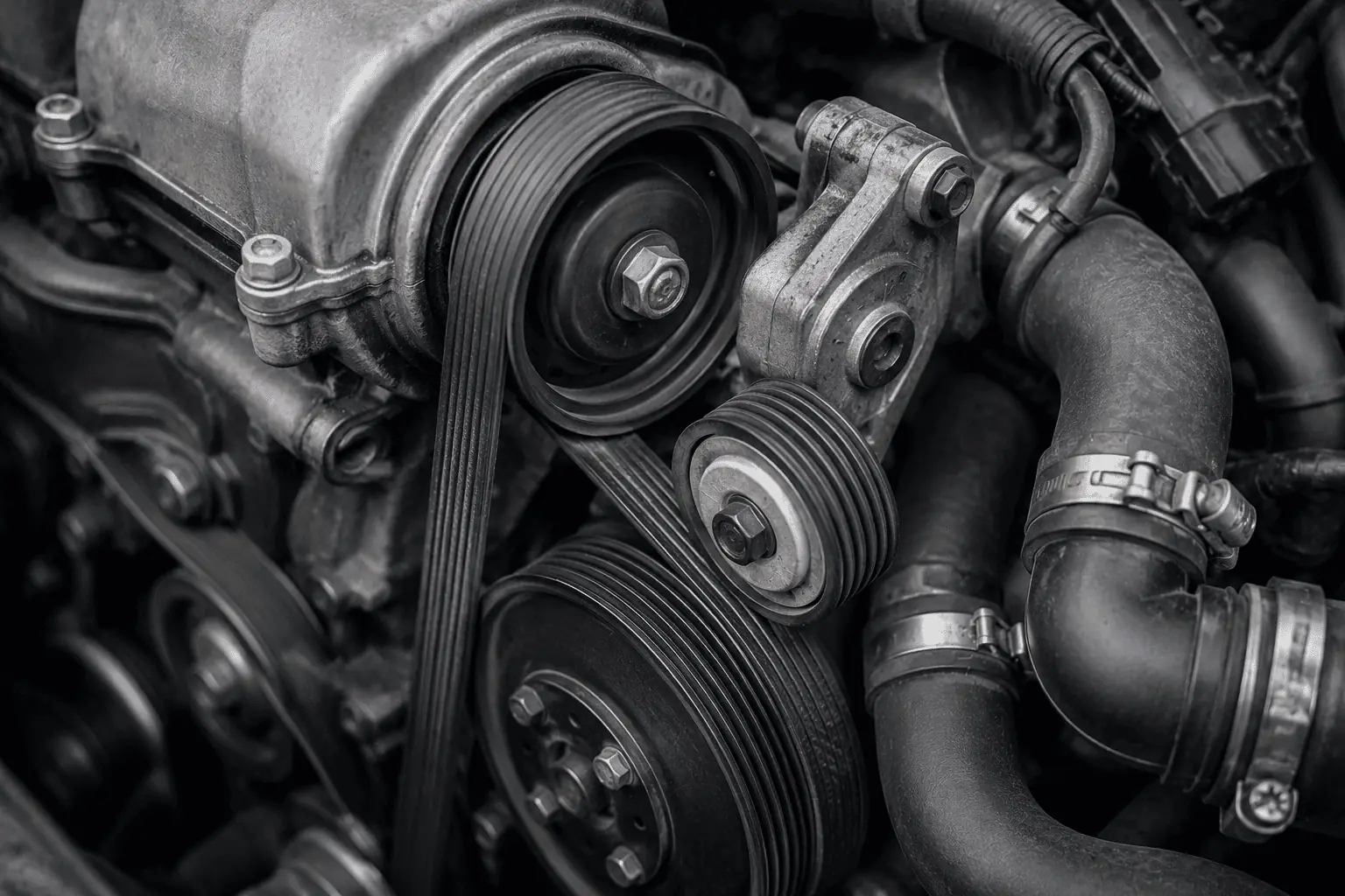Belts & Hoses being carried out at Prime Lube in Surrey, BC